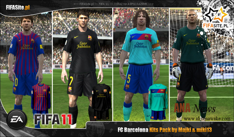  pack of Spanish giants FC Barcelona for the upcoming season 20112012